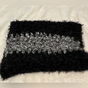 New Handcrafted Versatile Crochet Knitted Continuous Scarf or Open Beanie Hat